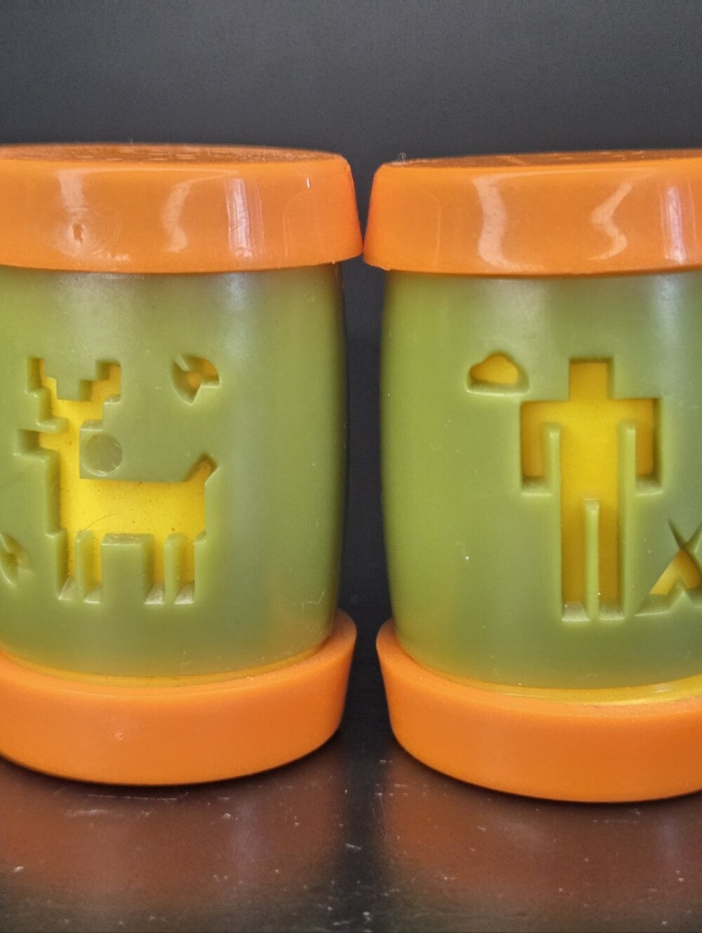 Vintage MCM St. Labre Indian School in Montana S+P Shakers On